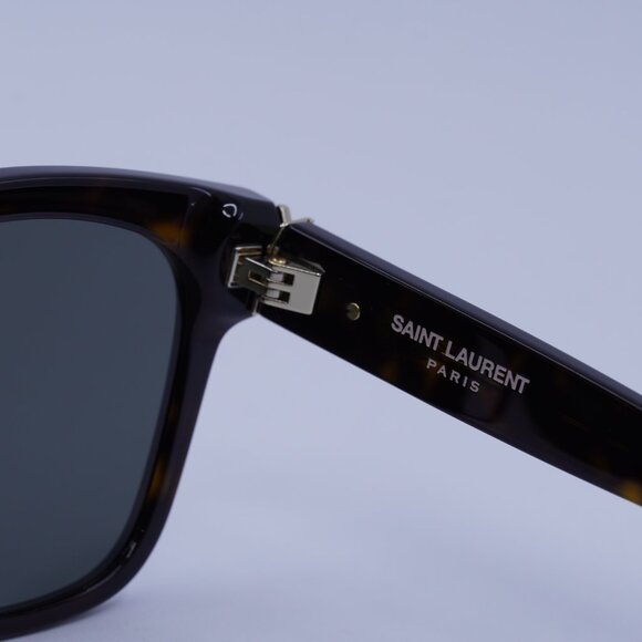 Saint Laurent SL M40/FN 004 Sunglasses Havana Square Frame, Grey Lenses main image 7